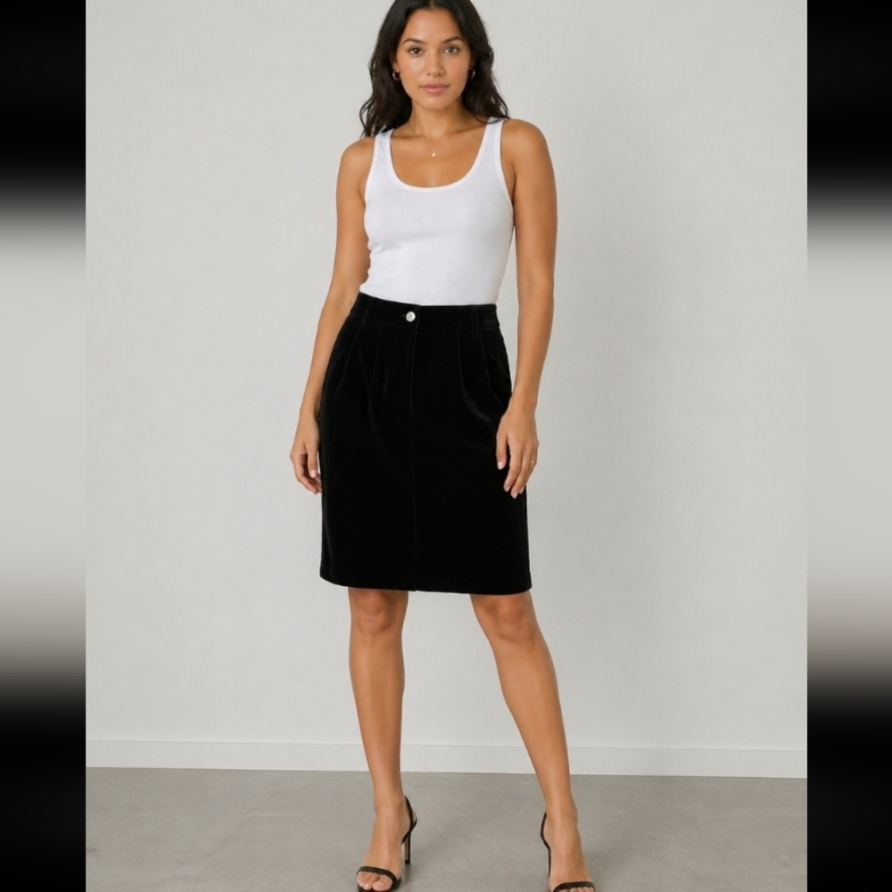 Vintage BRYN CONNELLY Black Velvet 10